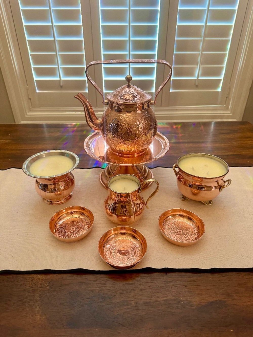 Rare Coppermill Kitchen 8pc Luxury Copper Estate Set – Pristine NWOB